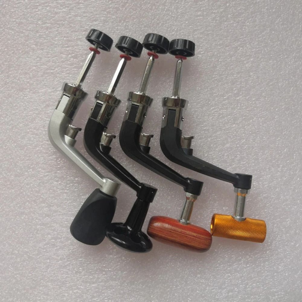 Trolling Reel - Portable Metal Wood Fishing Reel Handle