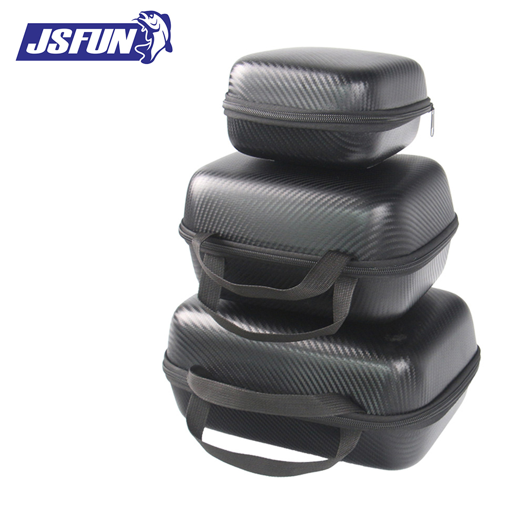 Spincast Reel - JSFUN Fishing Reel Case S/M/L PU