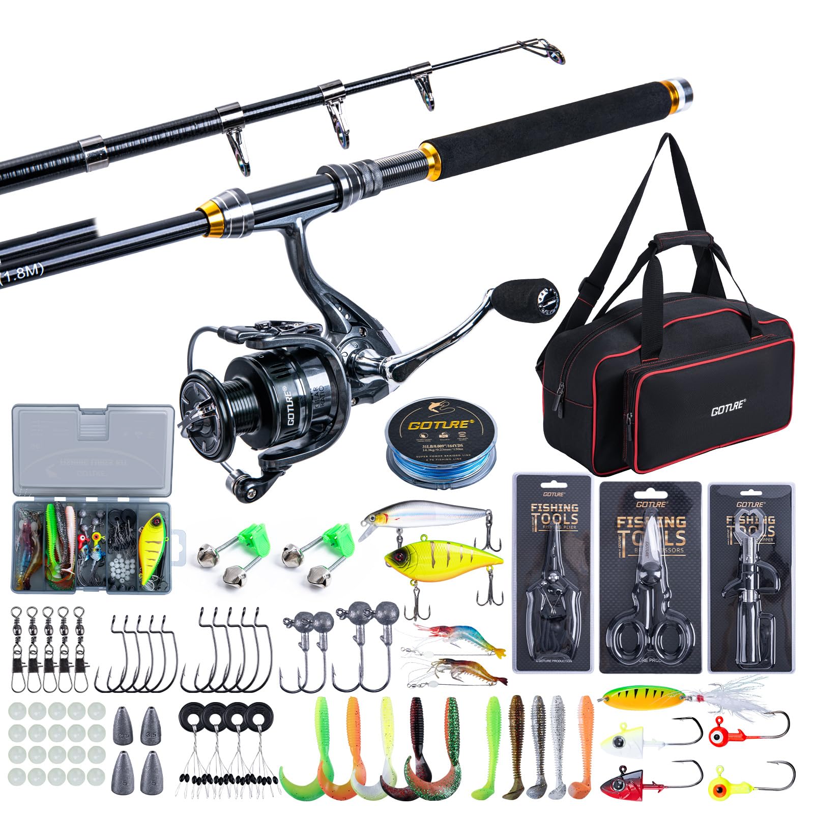 Reel Bag - Goture Fishing Telescopic Rod and Reel