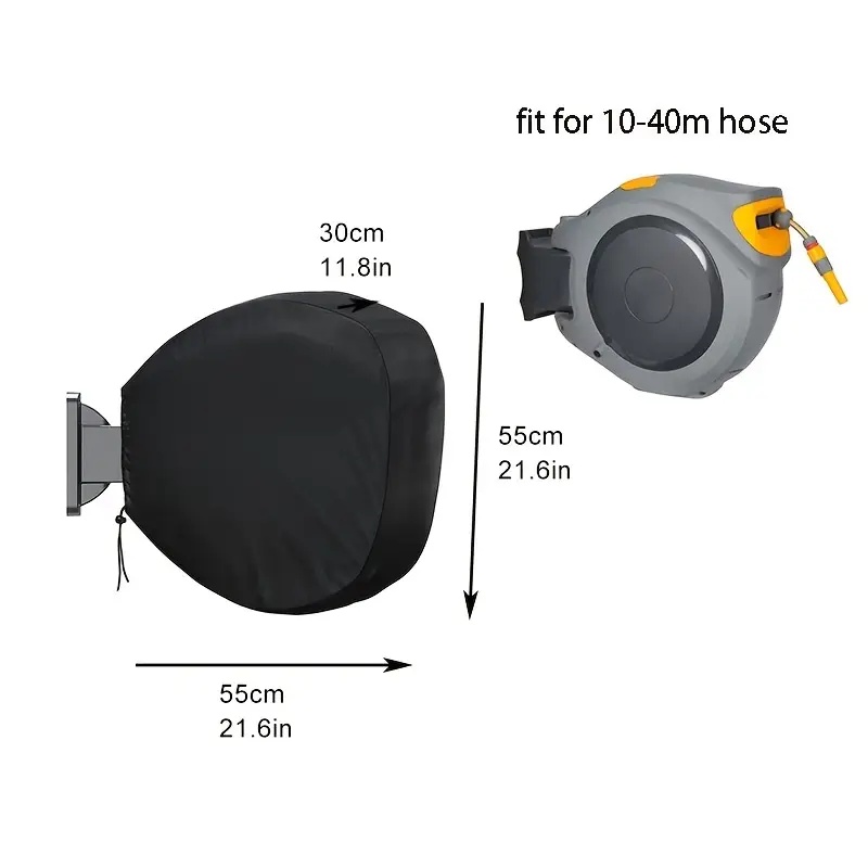 Square Garden Retractable Hose - Reel Cover recension och pris
