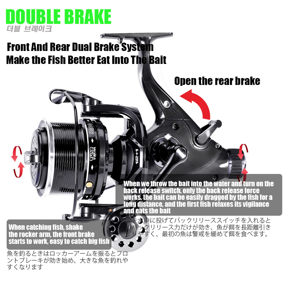 New Carp Fishing Reel Spinning - Reel Drag Knob recension och pris