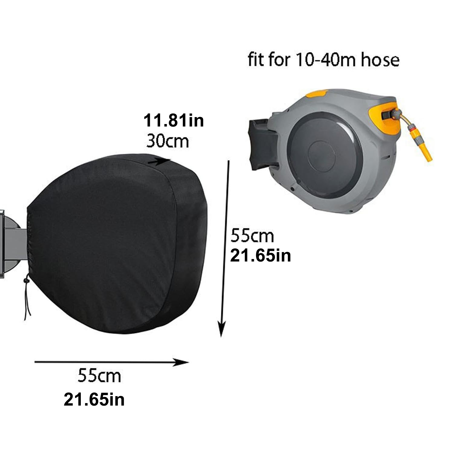 Garden Wall Mounted Hose Stora - Reel Cover recension och pris