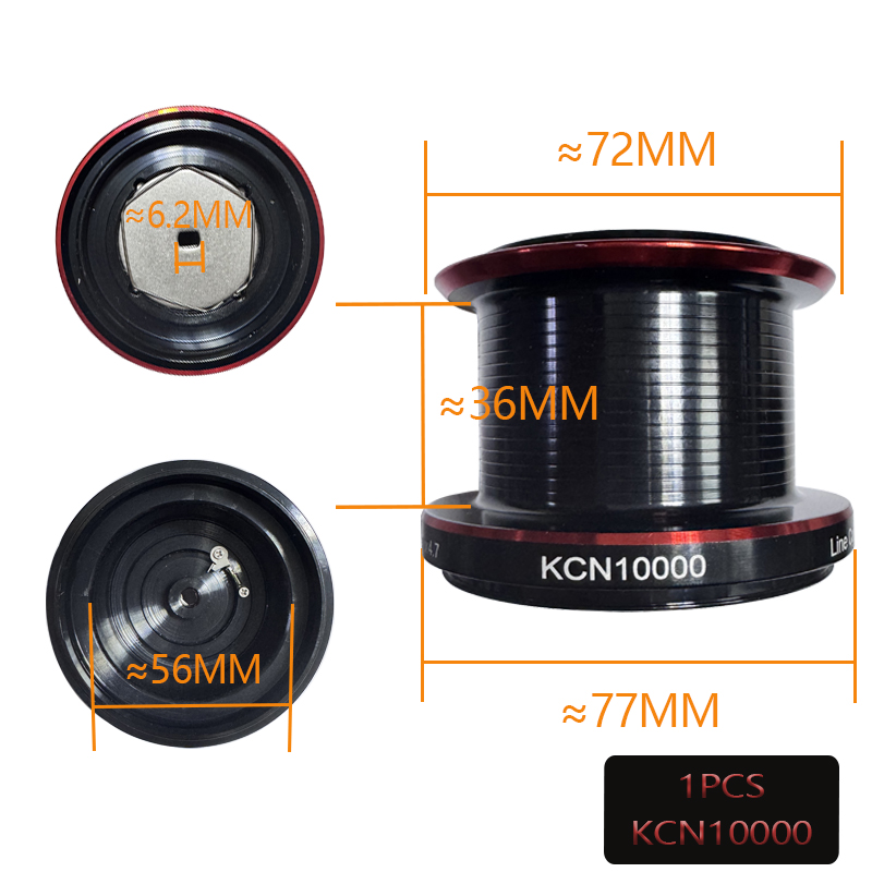 KCN6000 KCN8000 KCN10000 Spare - Reel Spare Spool recension och pris