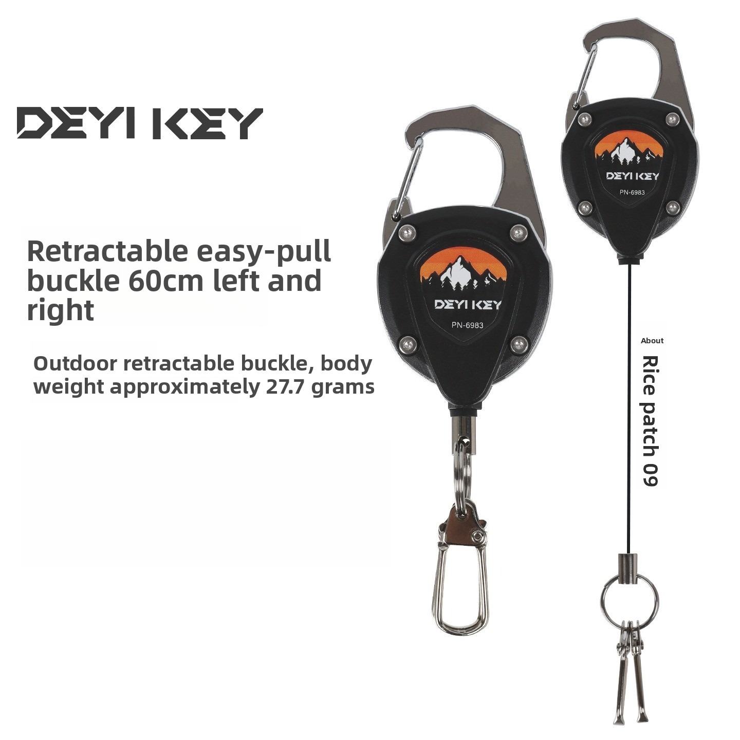 Retractable Keychain Heavy Dut - Conventional Reel recension och pris