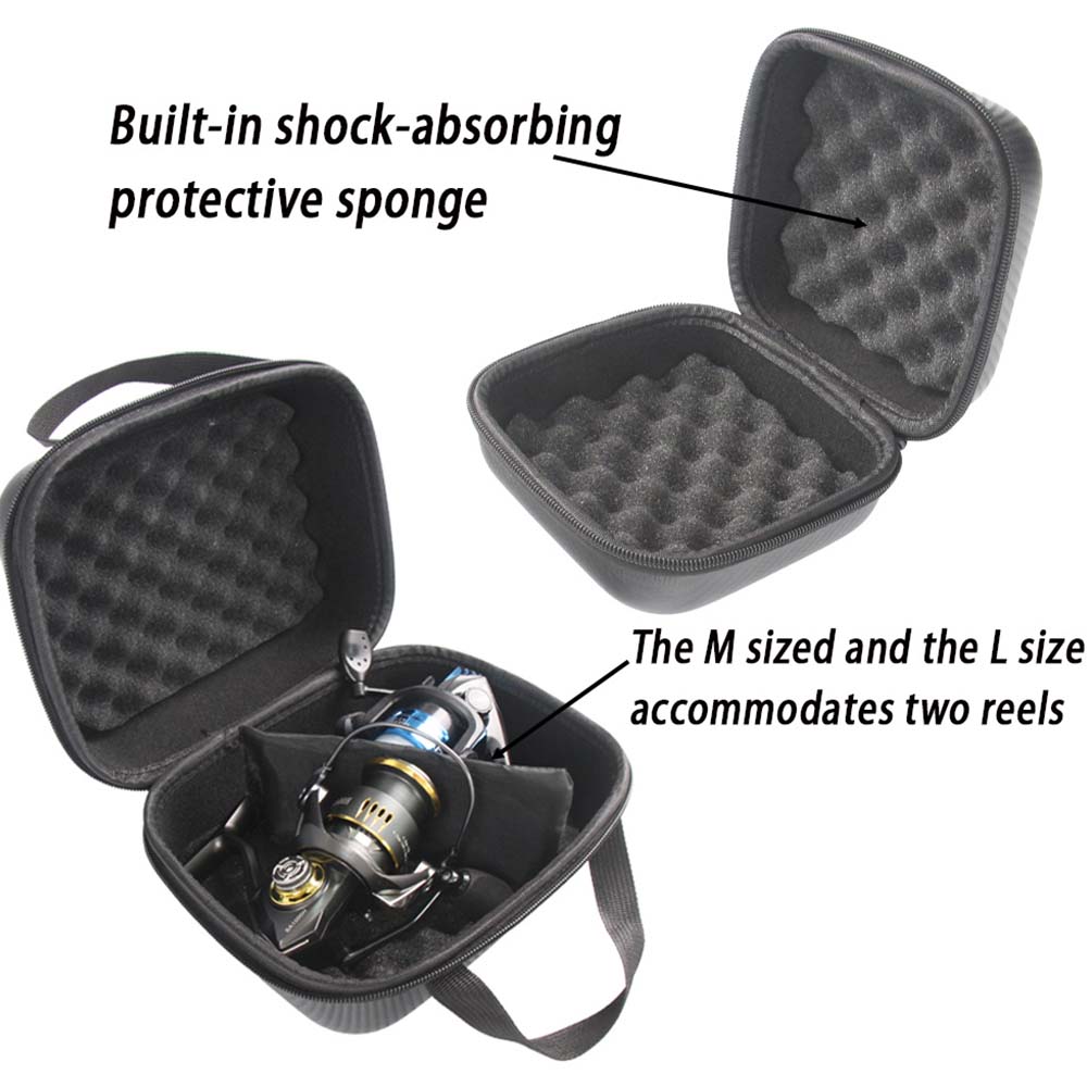 JSFUN Fishing Reel Case S/M/L  - Spincast Reel recension och pris