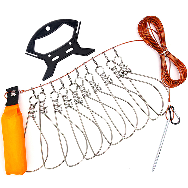 New 5-snap Float Fish Stringer - Fly Reel recension och pris