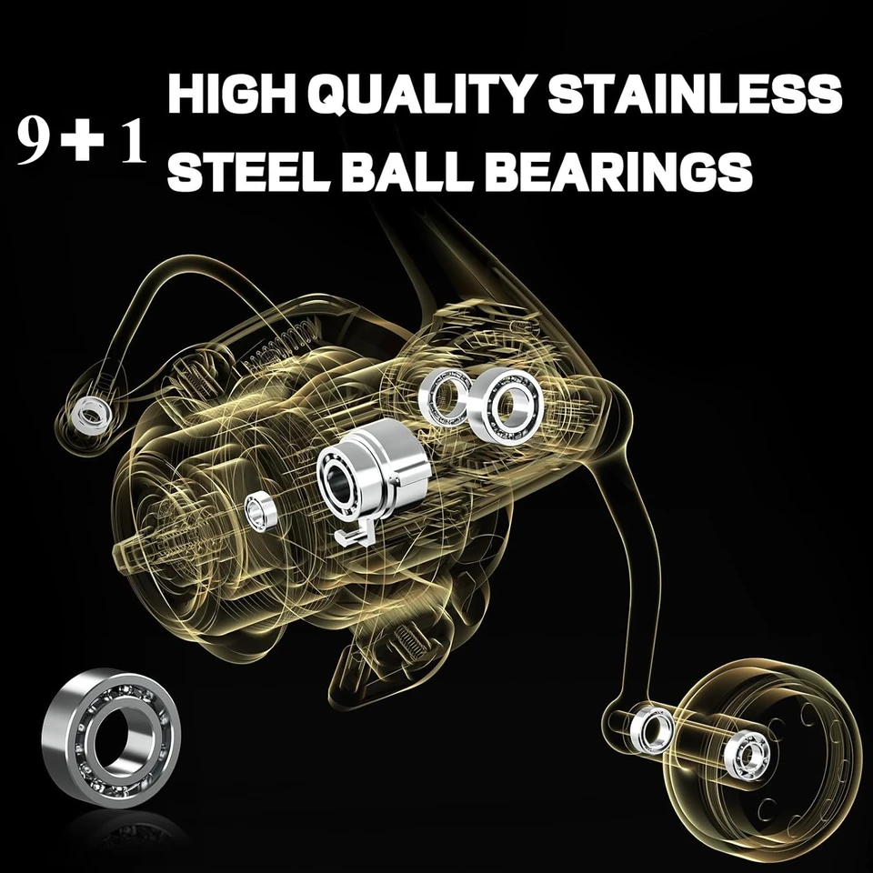 Spinning Reel, 9+1 BB Incredib - Spinning Reel recension och pris