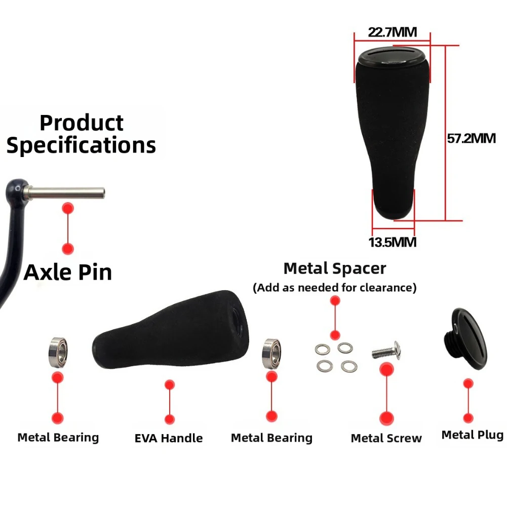 EVA Knob Replacement Parts Fis - Reel Spare Spool recension och pris