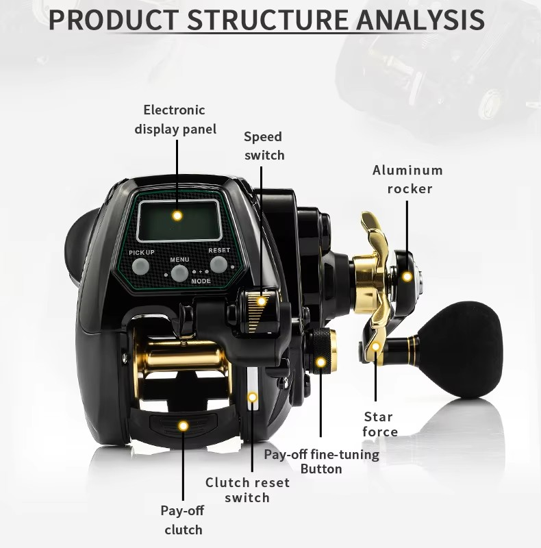 EZH3000/5000 Electric Wire Ree - Trolling Reel recension och pris